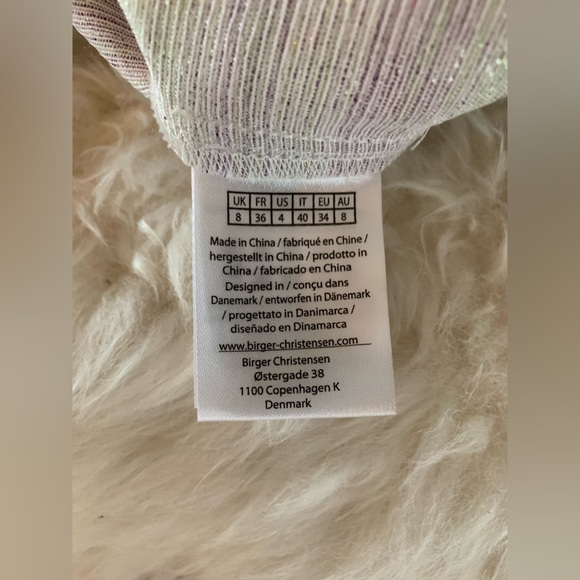 ROTATE Birger Christensen Metallic Wrap Dress - Picture 12 of 13